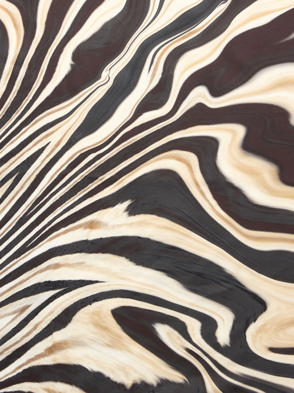 Roberto Cavalli Sjaal met marmerprint Zwart