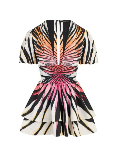 Roberto Cavalli Ray Of Paradise printed mini dress