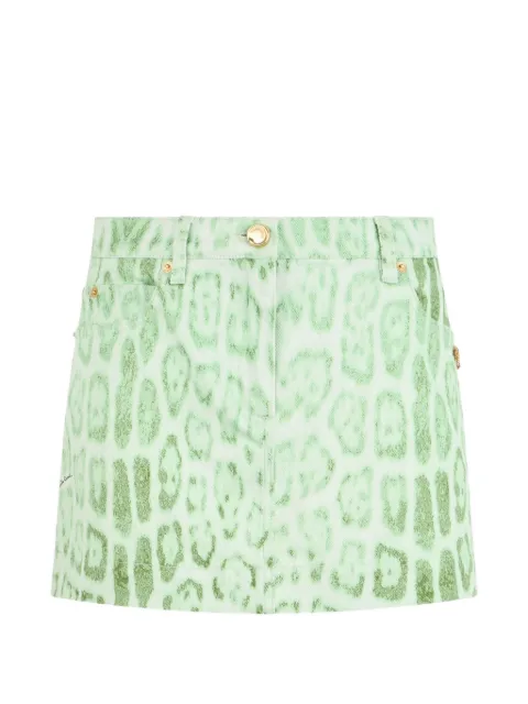 Roberto Cavalli leopard-print skirt