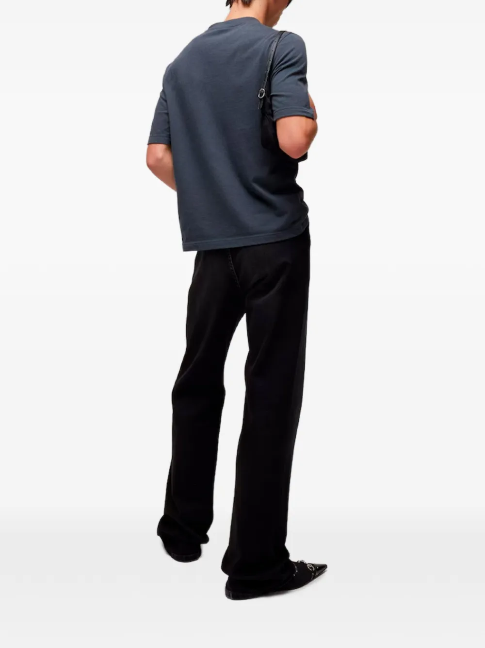 Gucci Katoenen T-shirt met logoprint Blauw