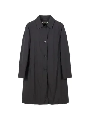 Maison Margiela peached-cotton Trench Coat | Black | FARFETCH CA