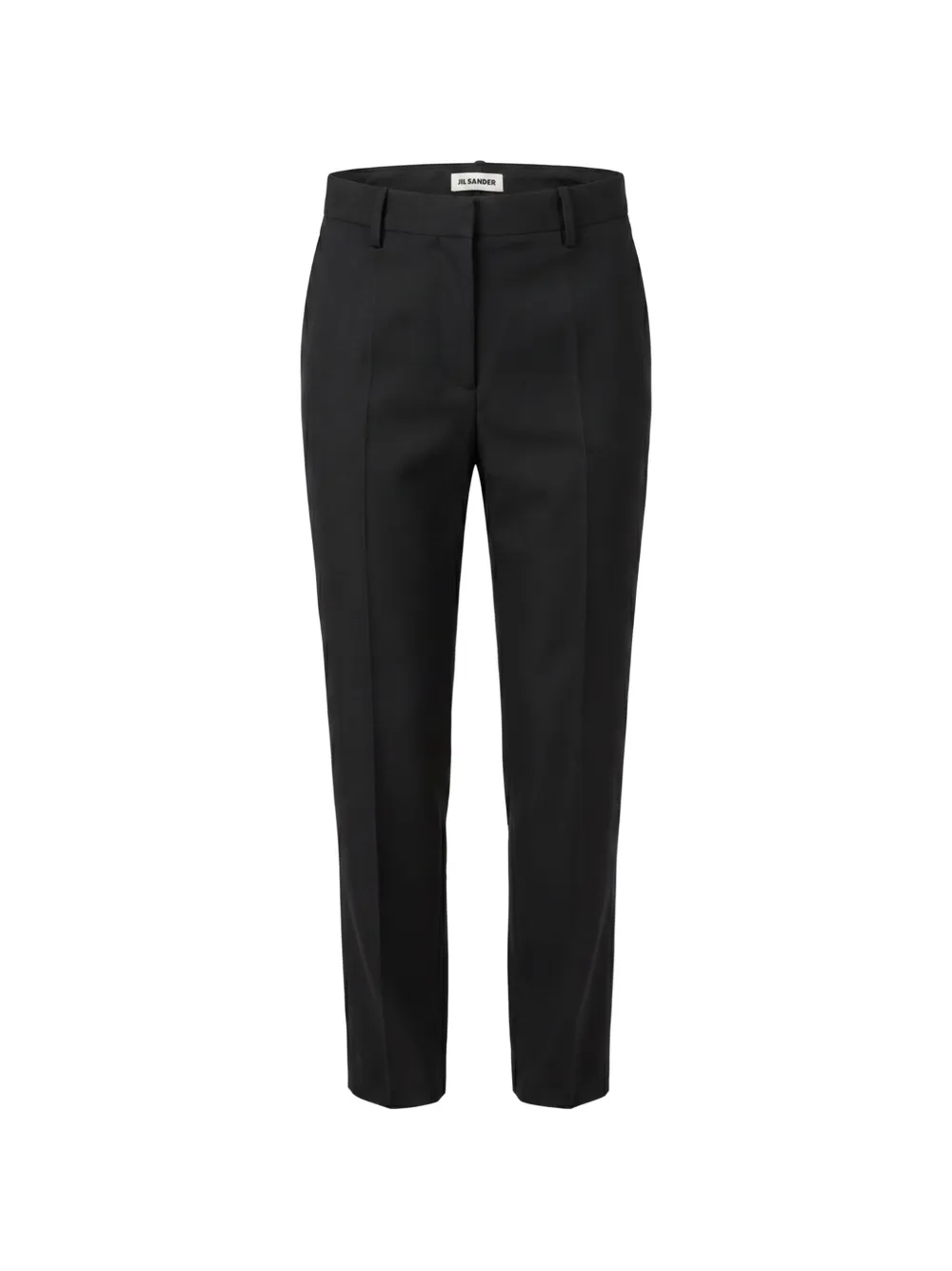 Jil Sander pressed-crease tailored trousers - Schwarz
