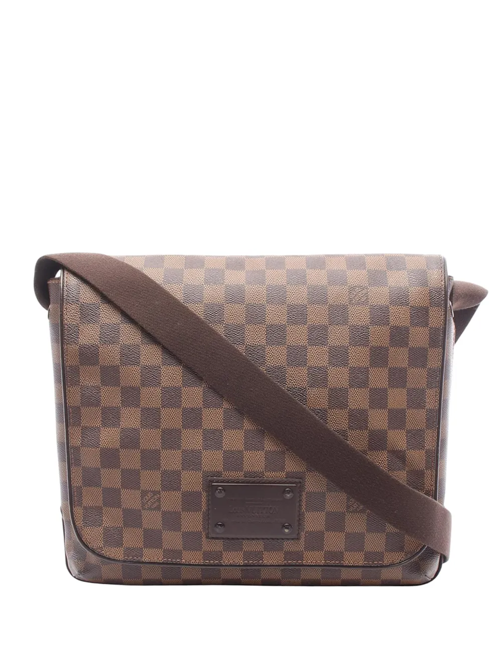 Louis Vuitton Pre-Owned 2008 Damier Ebene Brooklyn MM crossbody bag - Marrone