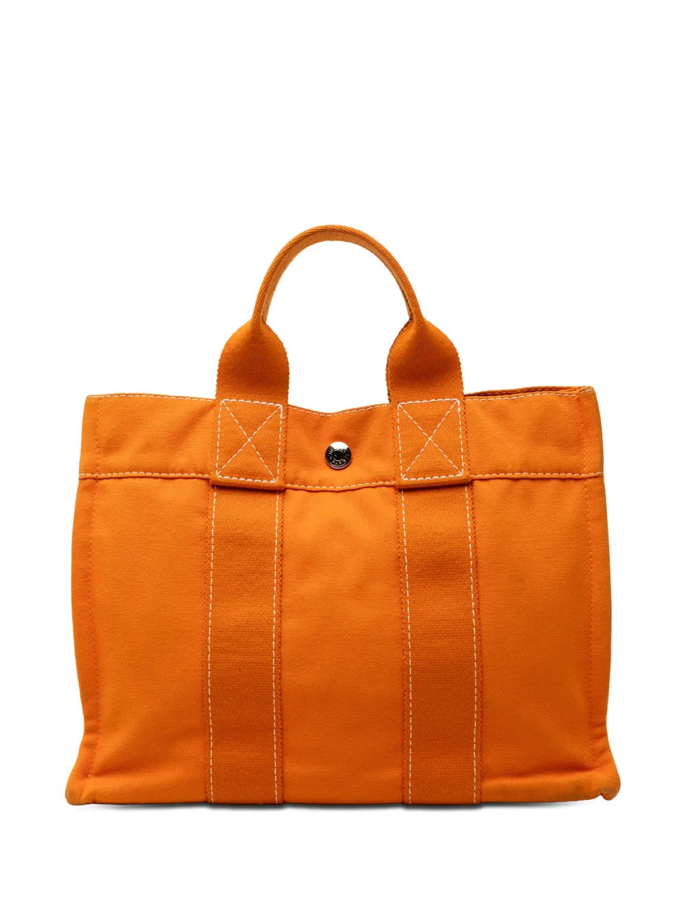 Hermès Pre-Owned 1990-2020 Canvas Fourre Tout PM tote bag - Arancione