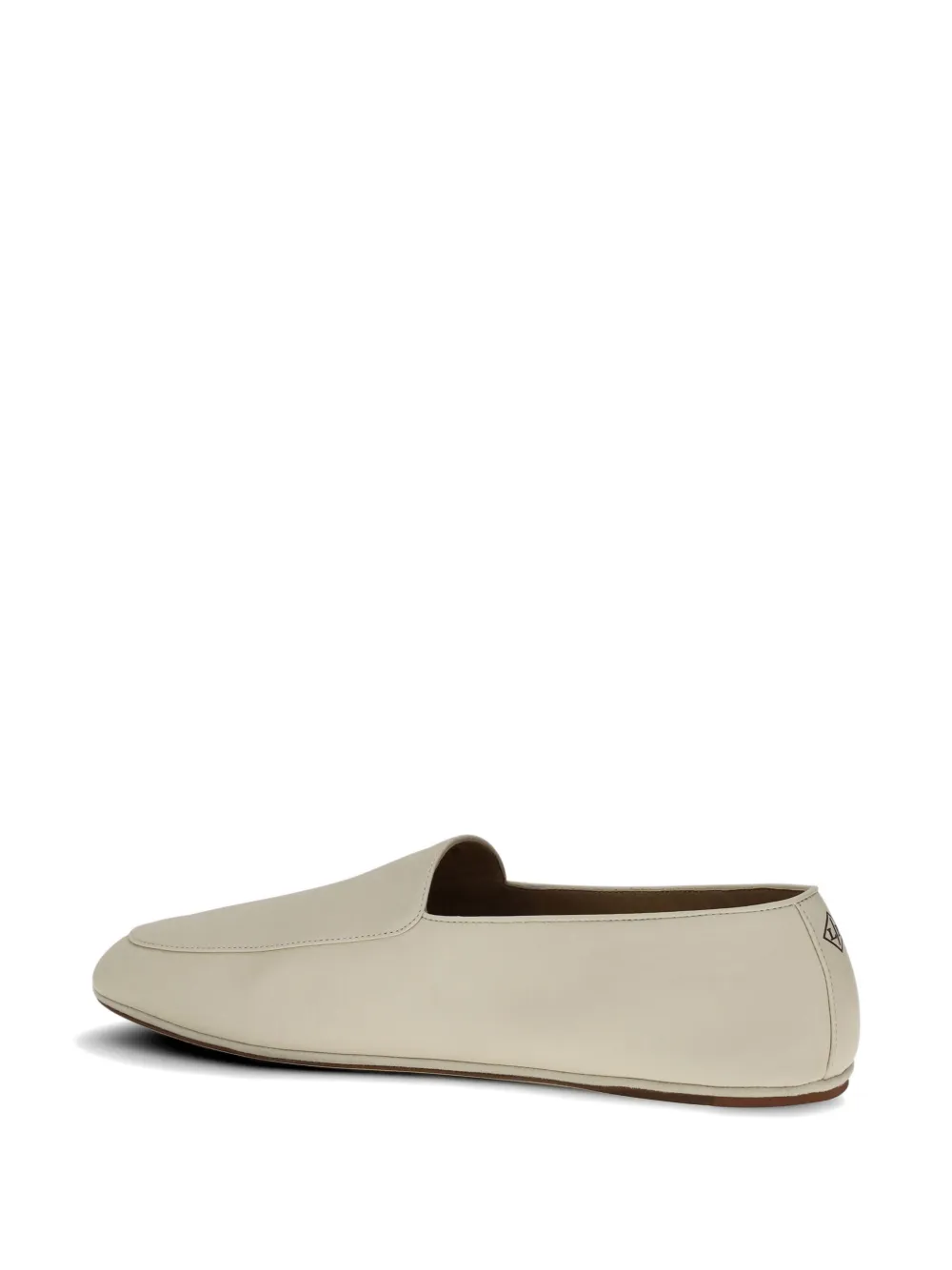 Loro Piana Anton leather loafers Beige