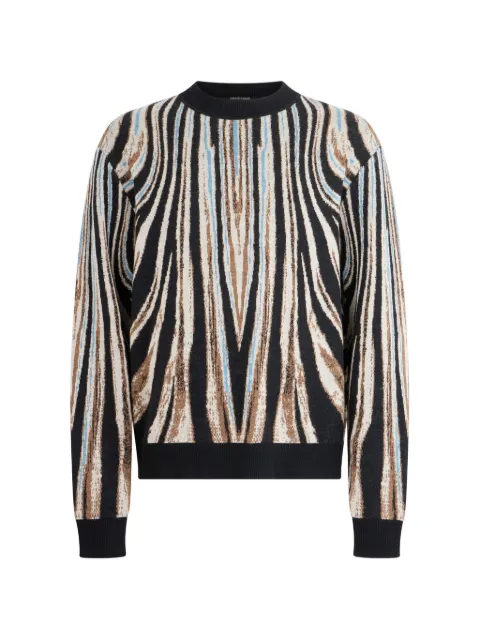 Roberto Cavalli tiger-print sweater