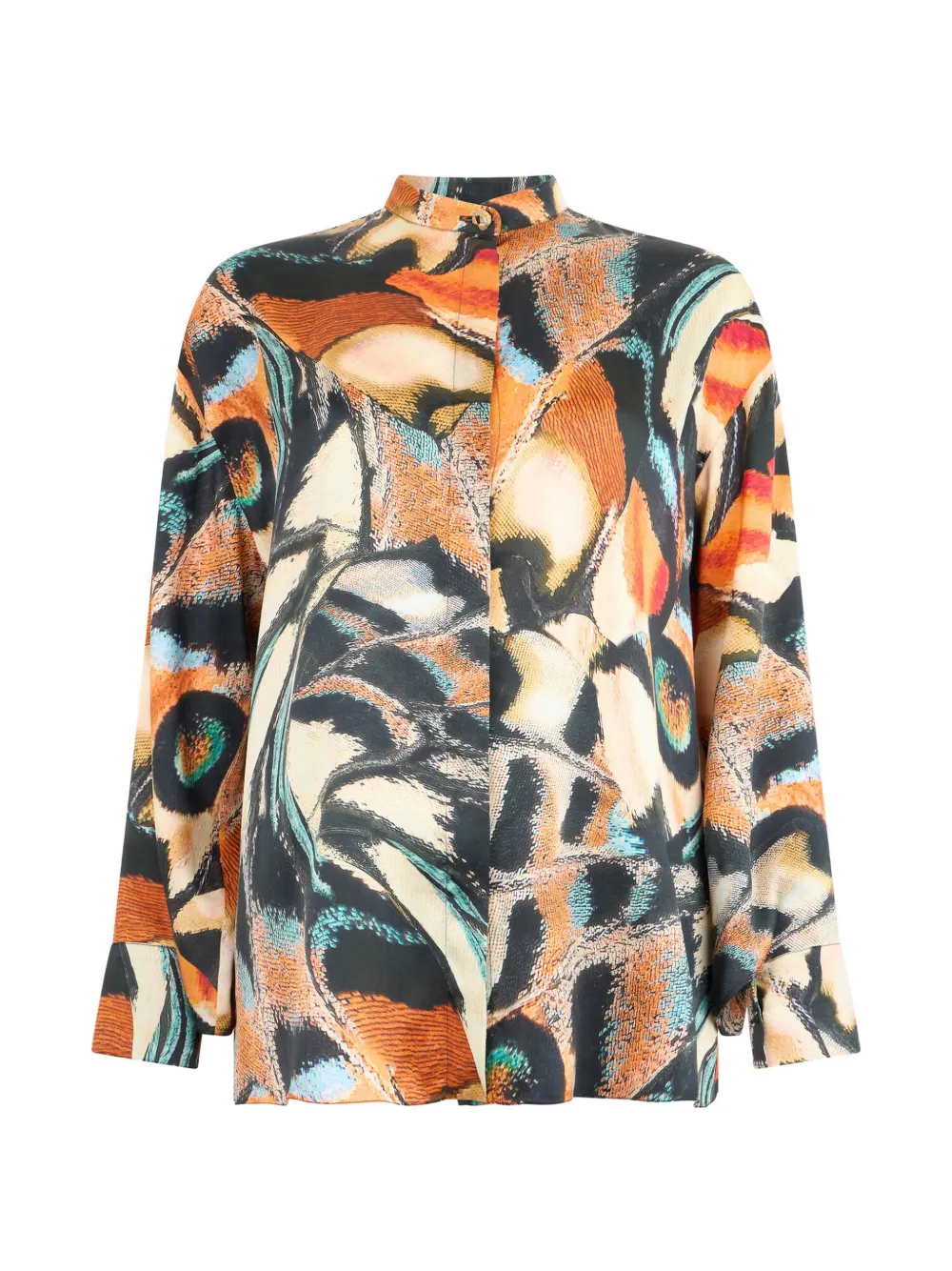 Roberto Cavalli Langärmeliges Hemd - Orange