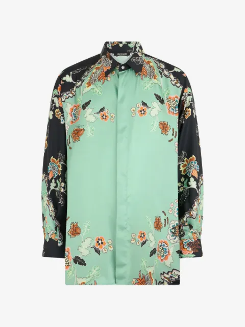 Roberto Cavalli chemise à fleurs