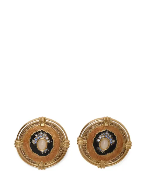 Roberto Cavalli boucles d'oreilles serties de cristaux