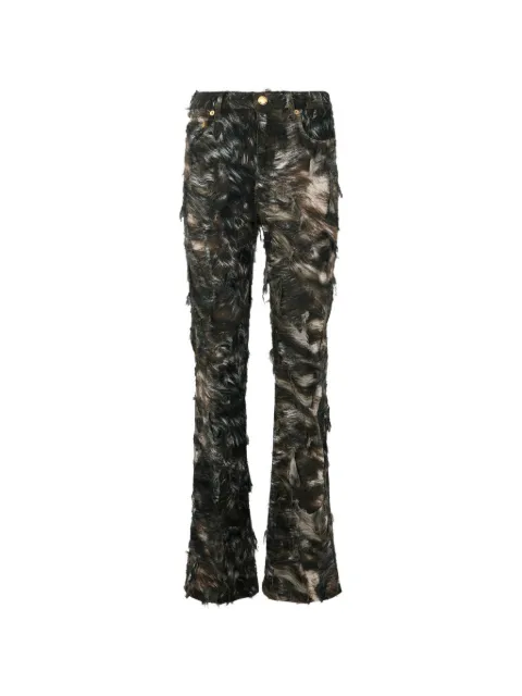 Roberto Cavalli animal-print jeans