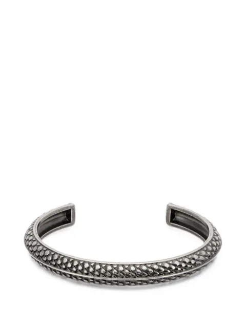 Roberto Cavalli snake-effect cuff bracelet