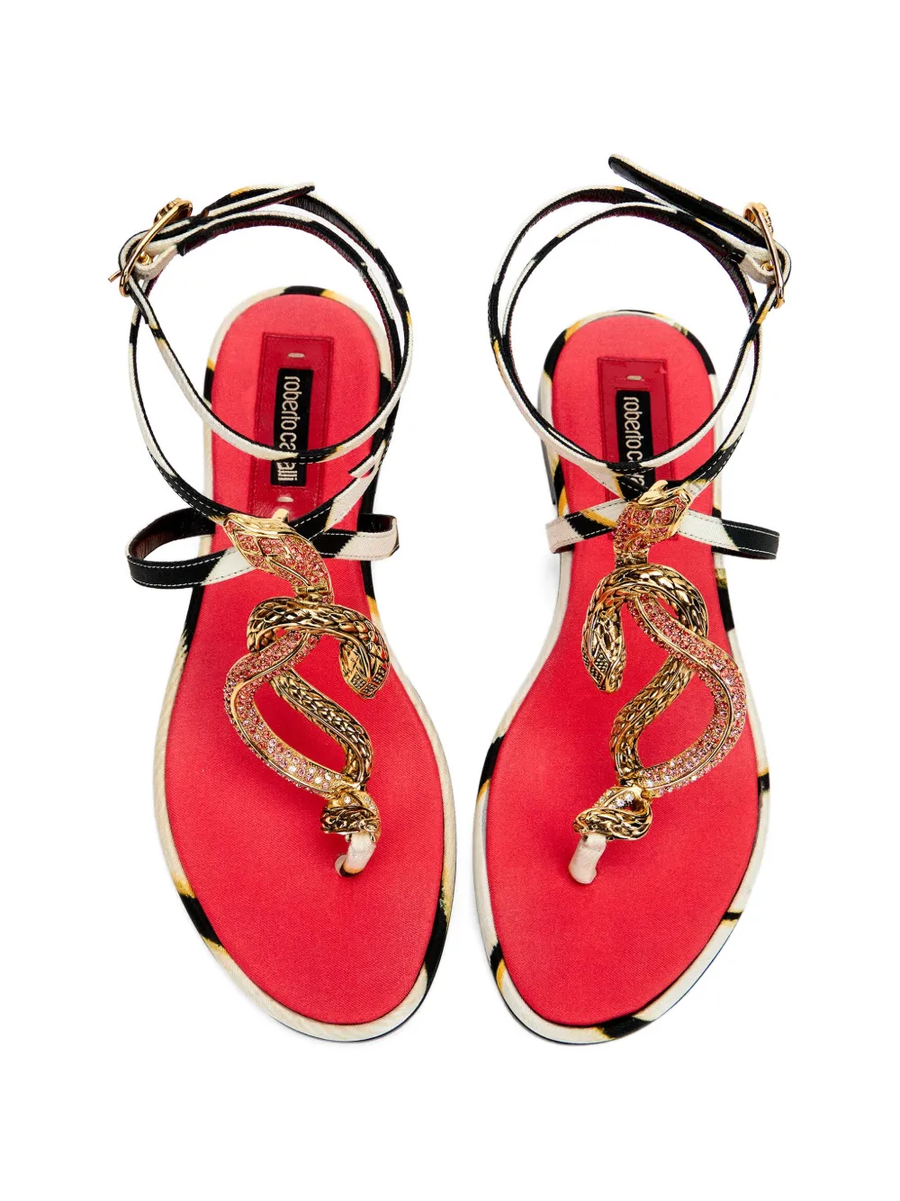Roberto Cavalli Ray Of Paradise sandalen Zwart