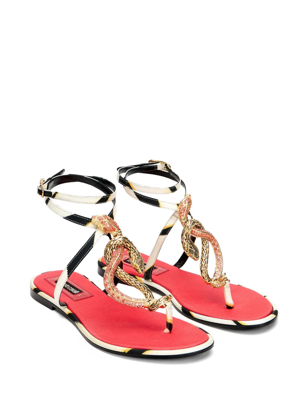Roberto Cavalli Ray Of Paradise sandalen Zwart