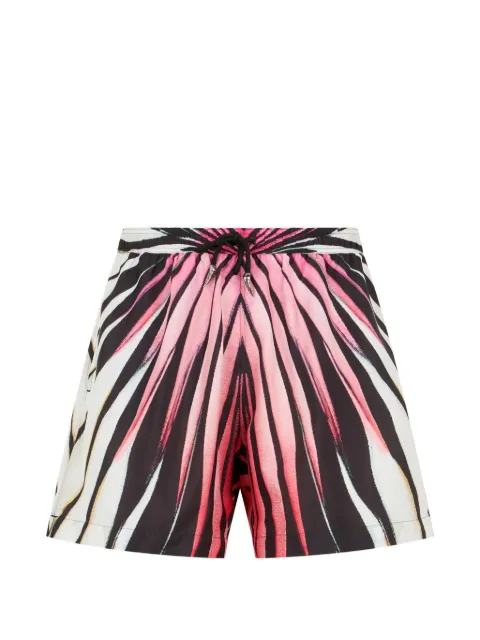 Roberto Cavalli graphic-print drawstring swim shorts