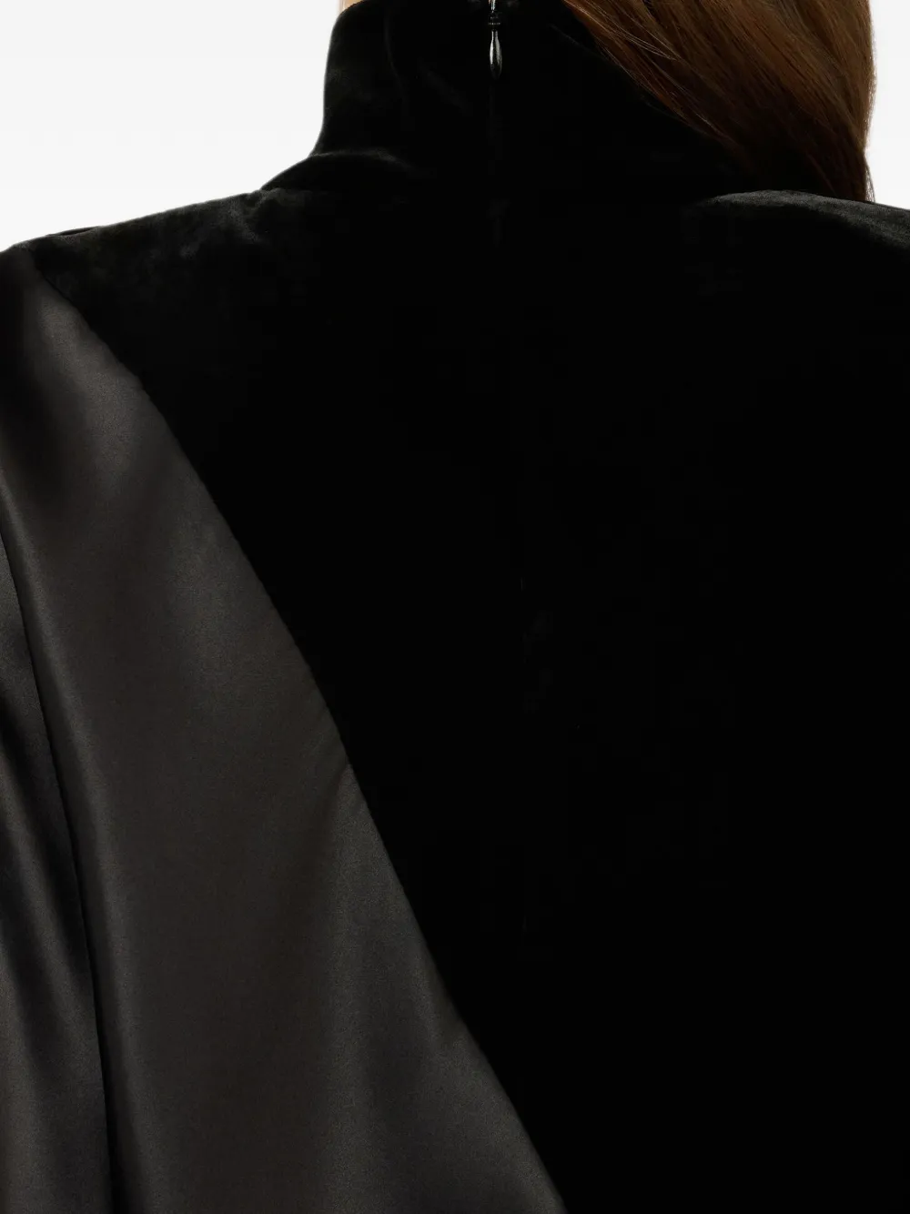 Roberto Cavalli Top met vlakken en lange mouwen Zwart