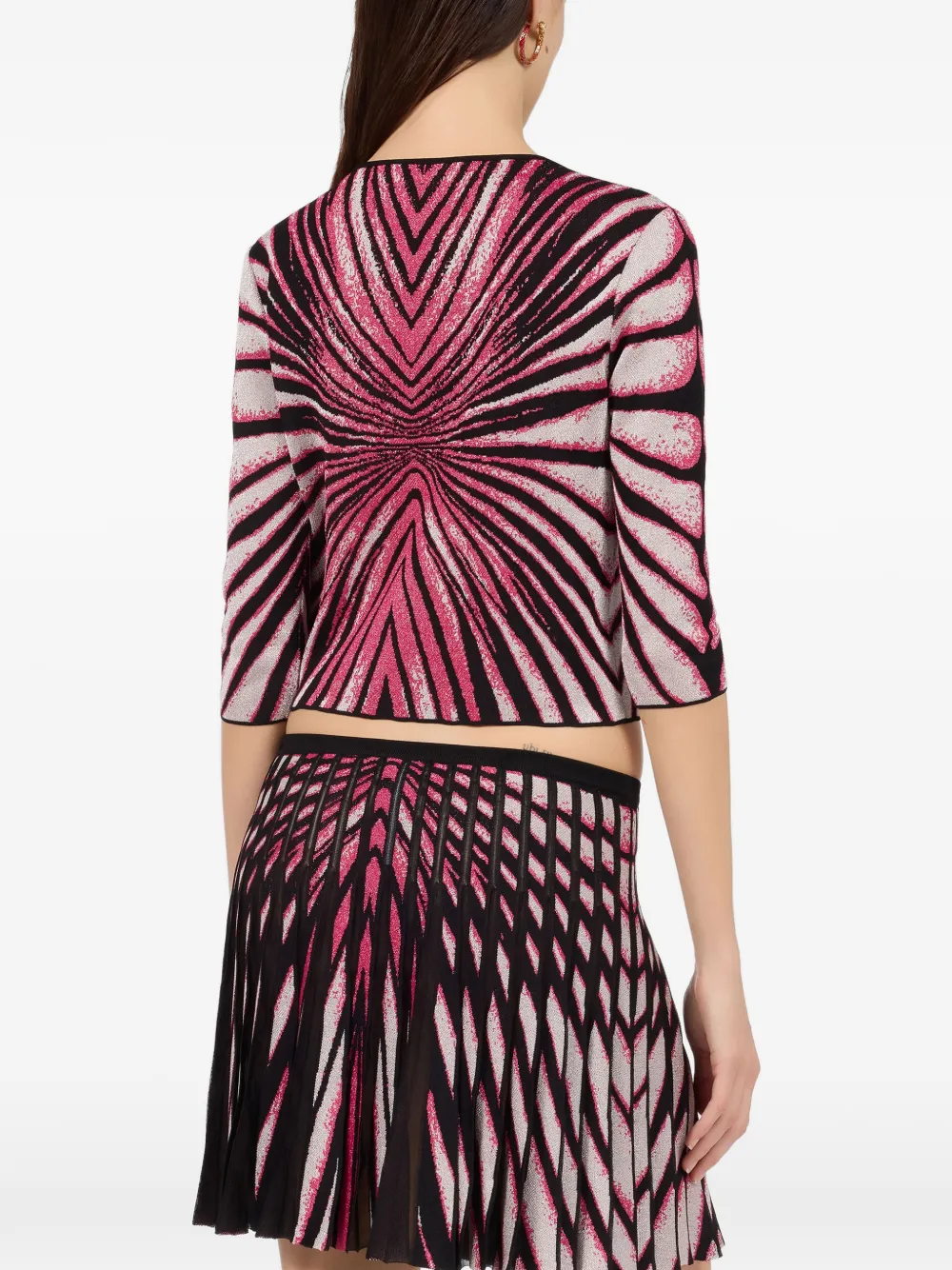 Roberto Cavalli Ray Of Paradise vest met print Roze