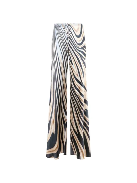 Roberto Cavalli pantalones con estampado de cebra