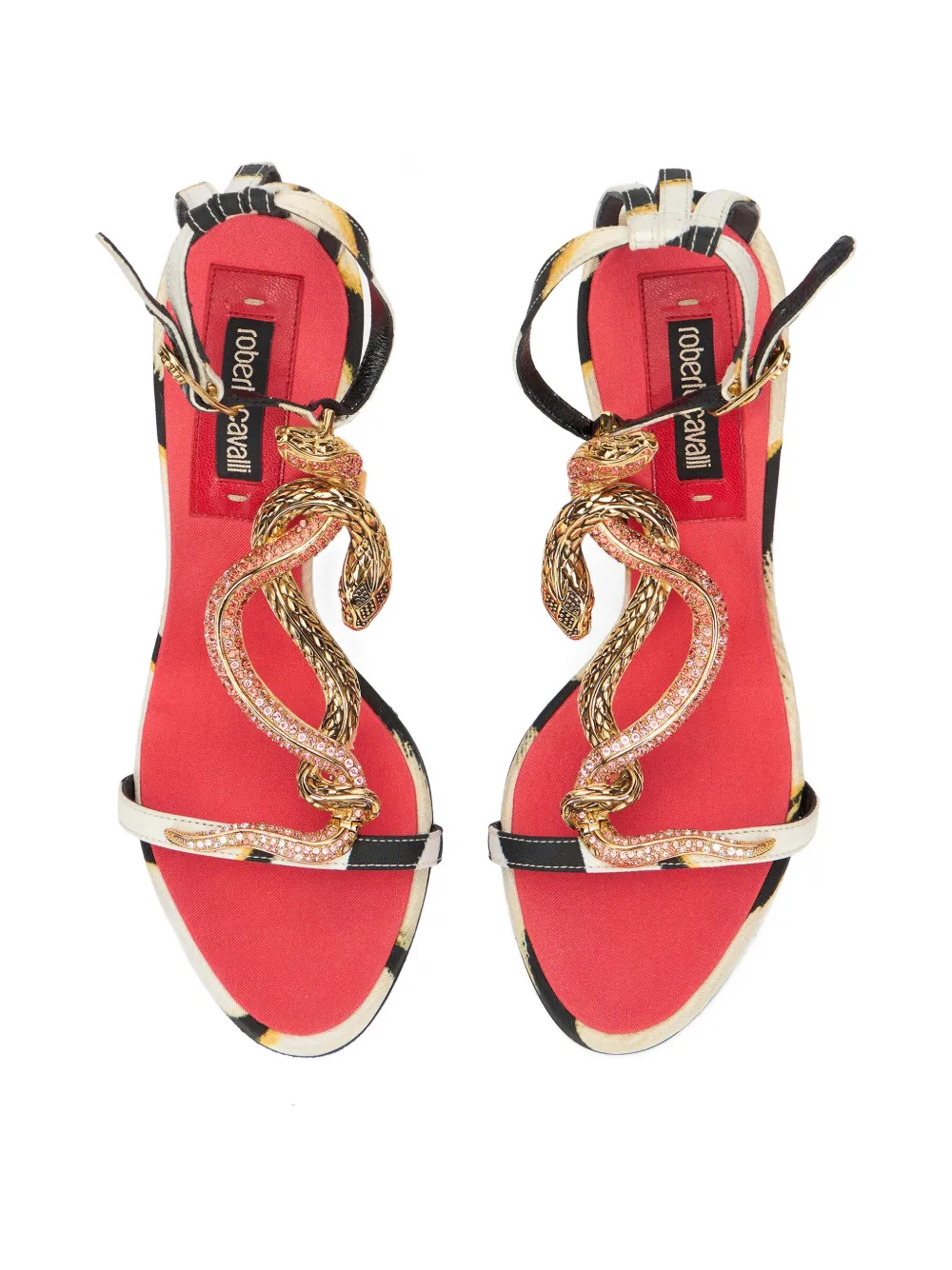 Roberto Cavalli Ray Of Paradise sandalen Wit