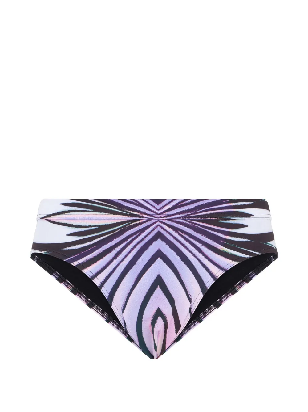 Roberto Cavalli Costume da bagno con stampa astratta - Viola
