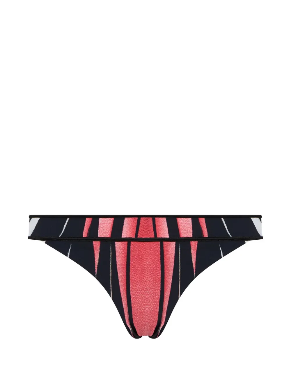Roberto Cavalli Ray Of Paradise graphic-print bikini bottoms - Nero