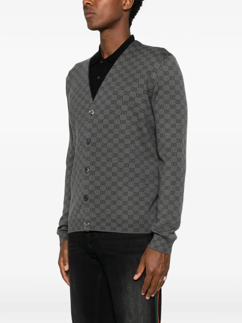 Gucci Vest met GG logo Grijs