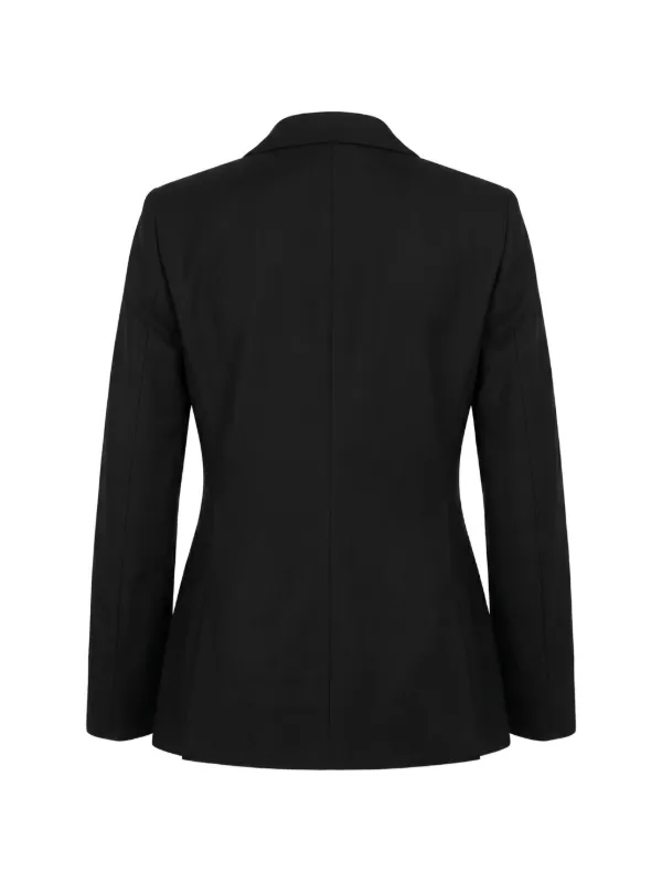 JIL SANDER ノーカラージャケット ブラック Jil Sander ノーカラー シングルジャケット | ブラック | FARFETCH JP