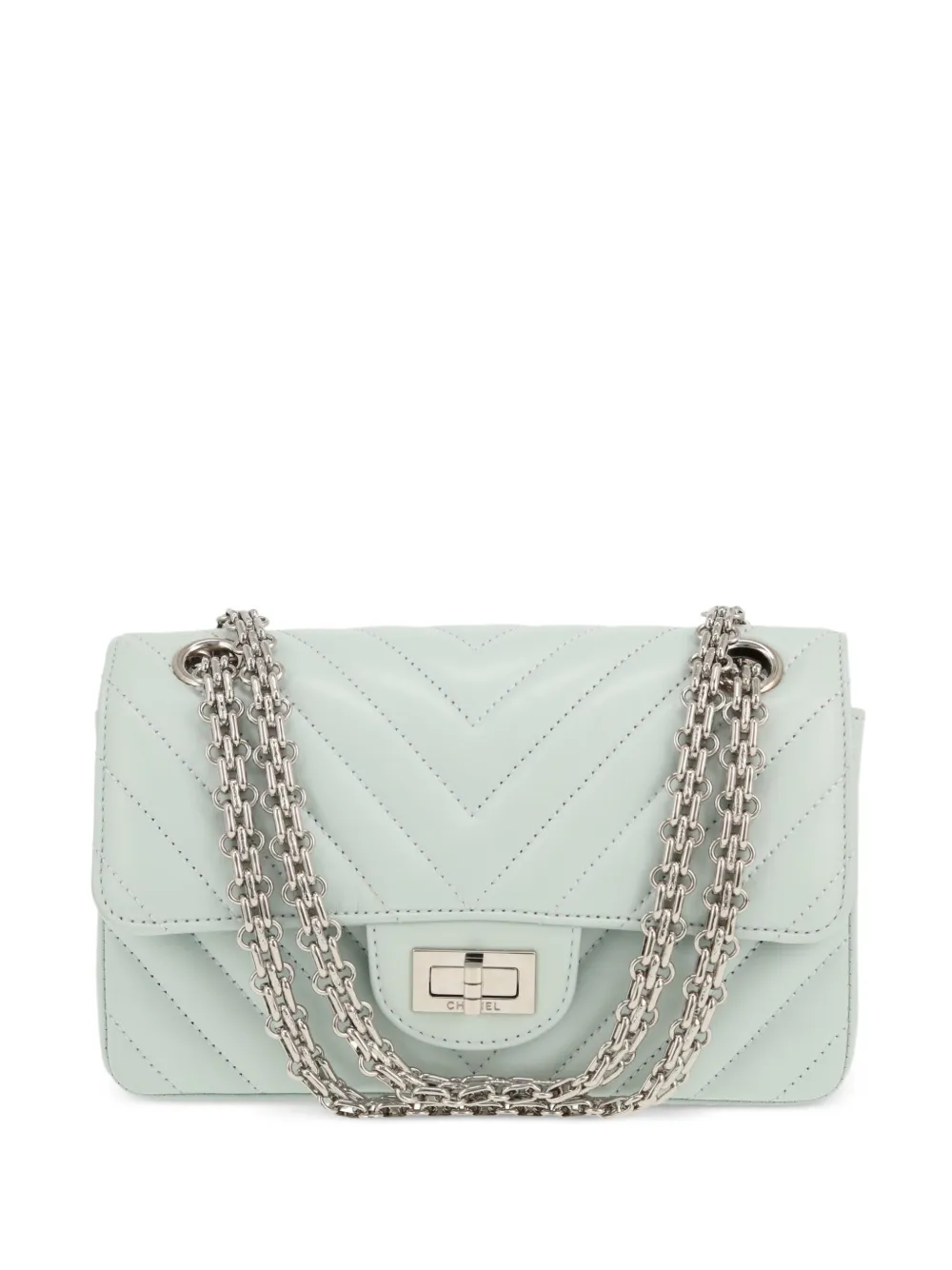 CHANEL Pre-Owned 2.55 mini shoulder bag - Blu