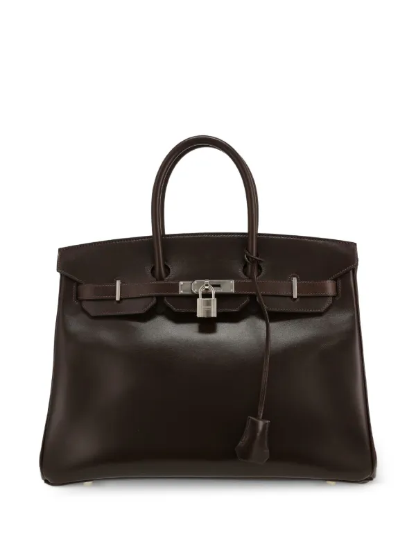 Hermès Pre-owned 2010 Birkin 35 Tote Bag in Brown