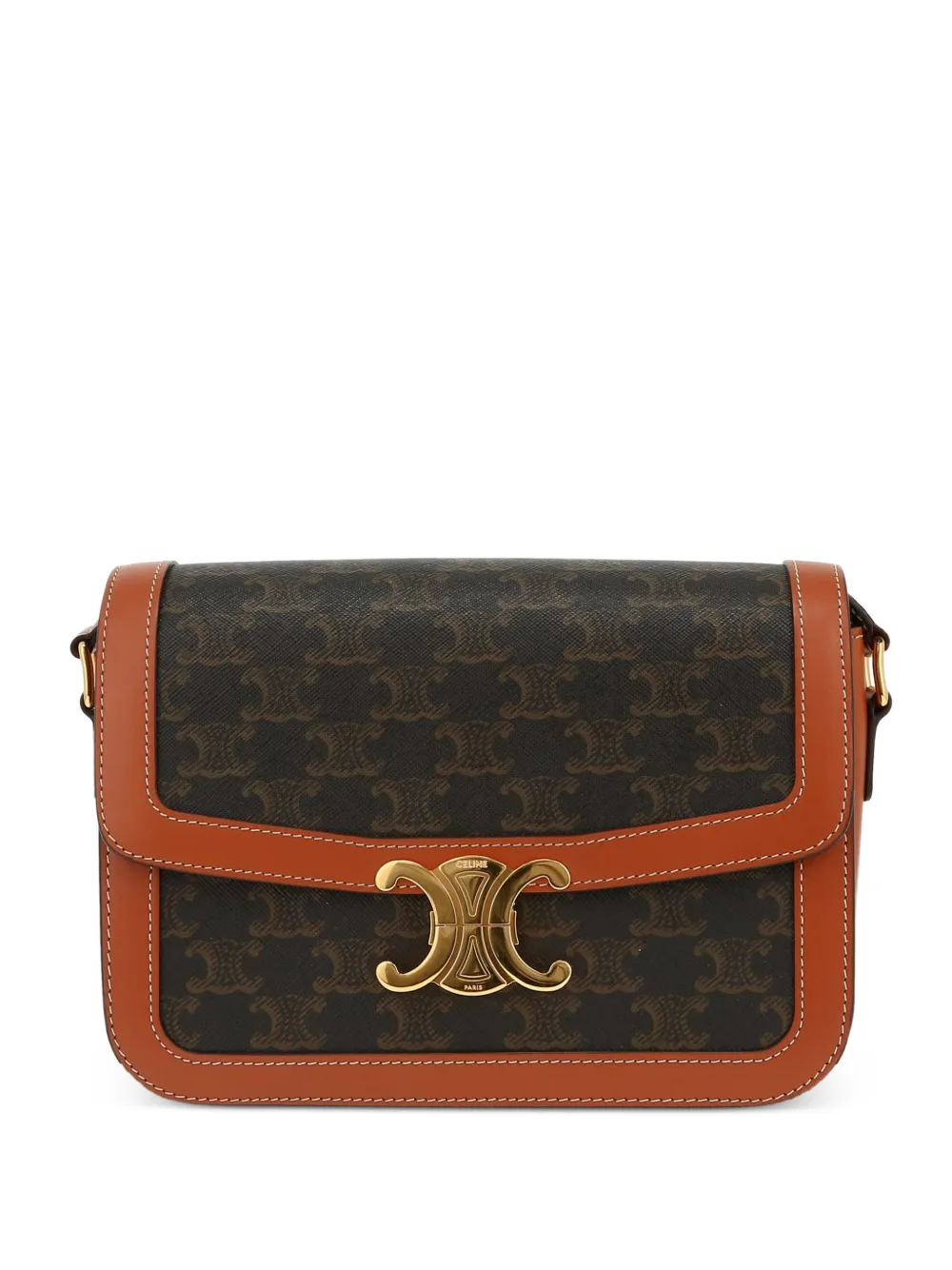 Celine Pre-Owned 2022 Triomphe shoulder bag - Brown
