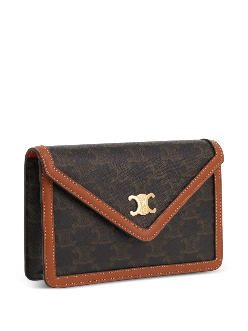 Celine Pre-owned Margo Shoulder Bag in Brown, view 4
