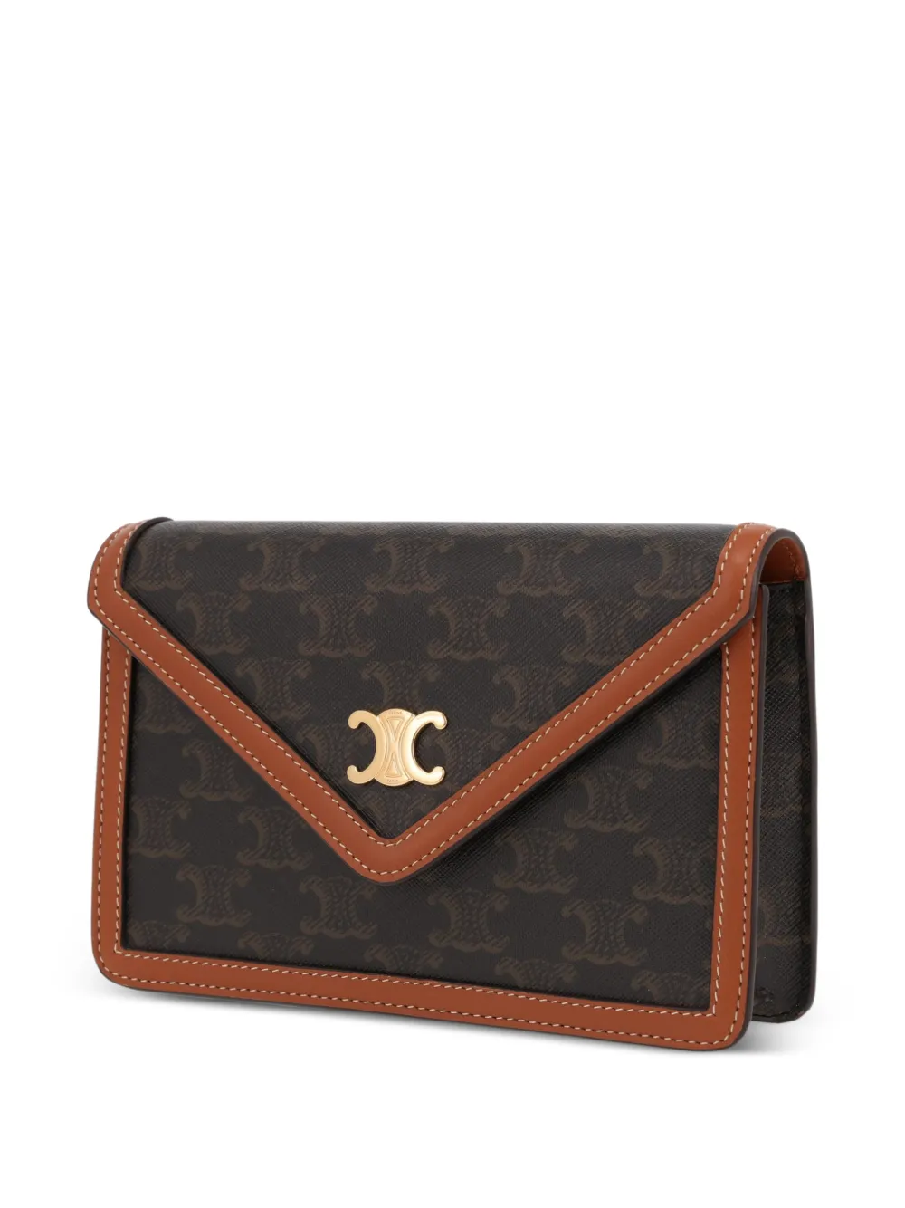 Celine Pre-owned Margo Shoulder Bag in Brown, view 5