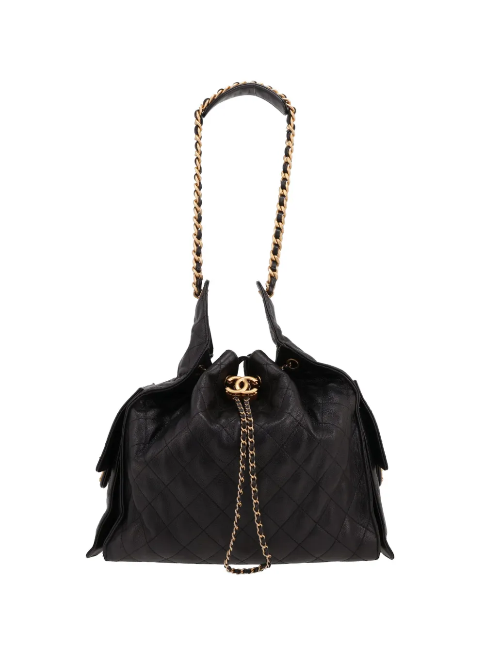 CHANEL Pre-Owned Chanel 25 small quilted leather shoulder bag - Nero