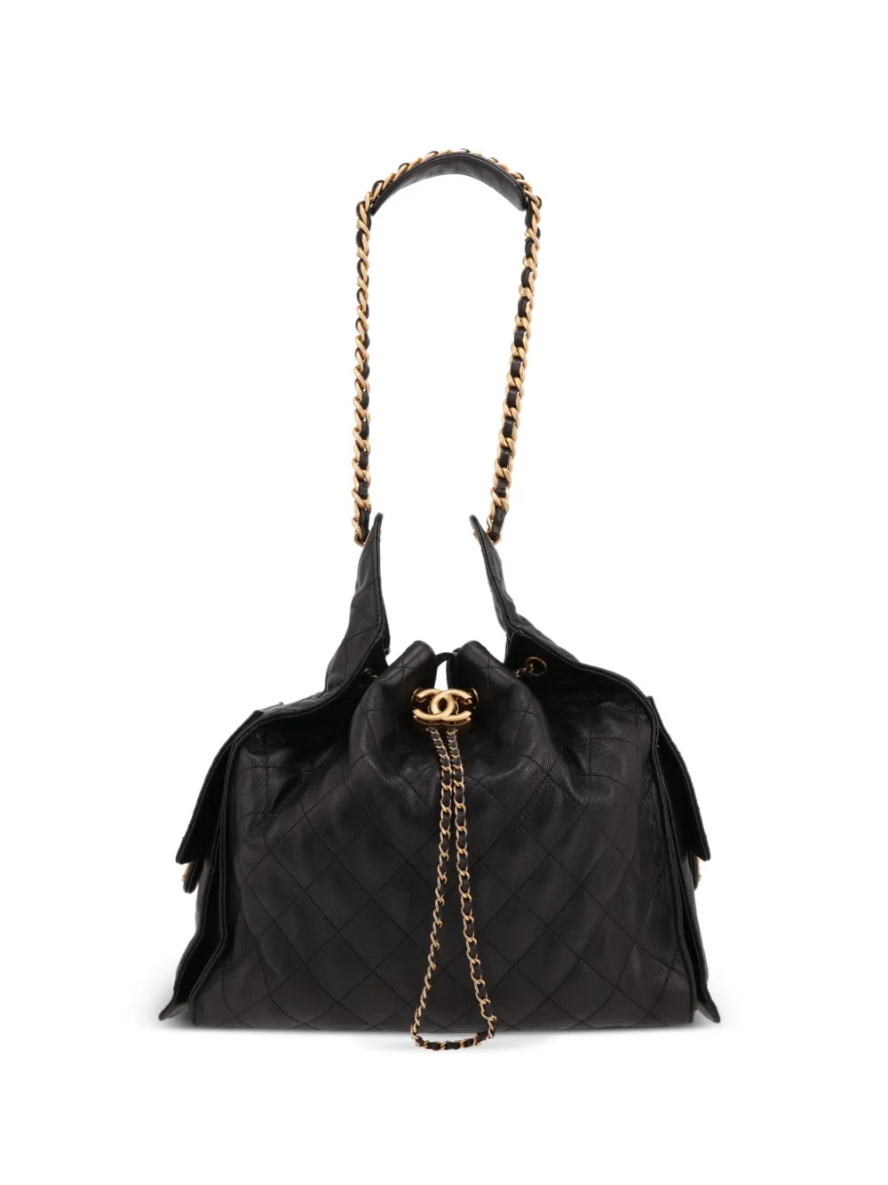 CHANEL Pre-Owned Chanel 25 small quilted leather shoulder bag - Nero