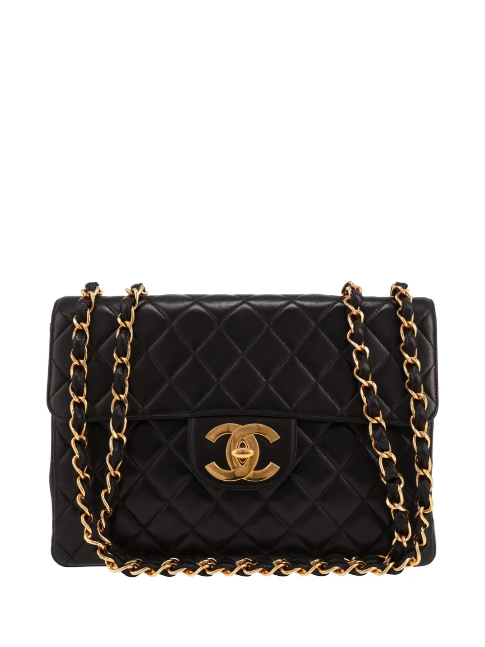 CHANEL Pre-Owned 1997 Timeless Jumbo quilted shoulder bag - Nero