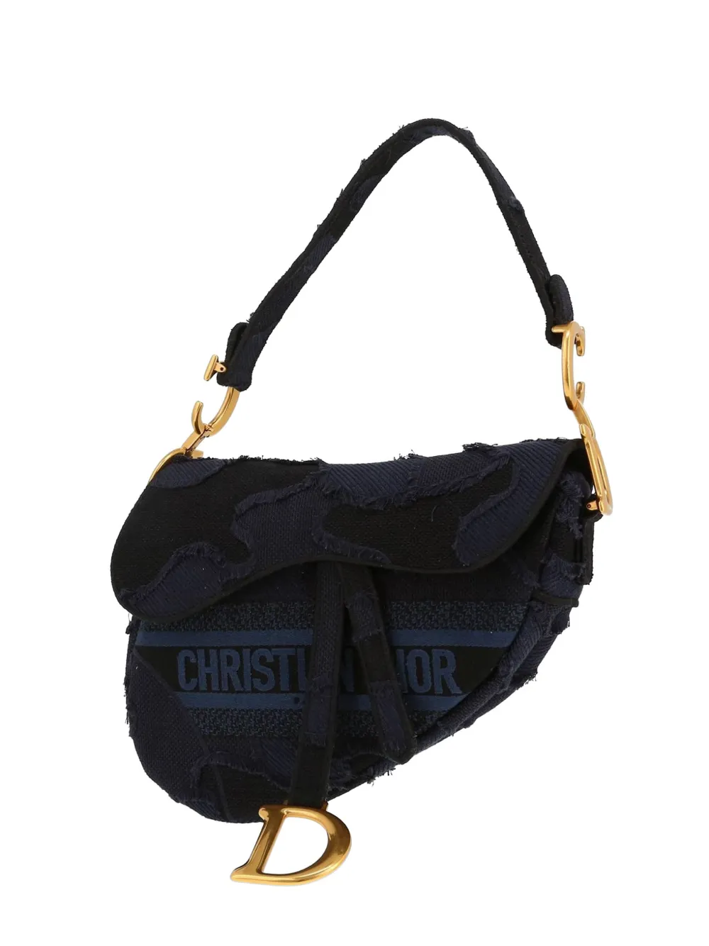 Christian Dior Pre-Owned 2020s Saddle shoulder bag - Blu