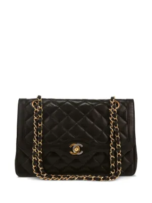 CHANEL ショルダーバッグswag CHANEL Pre-Owned ジャンボ ダブルフラップ ショルダーバッグ