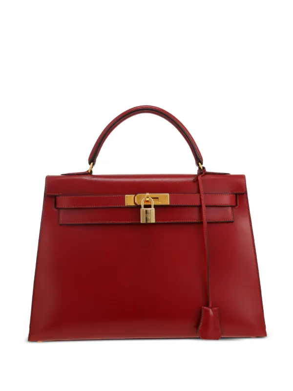 Hermès Pre-owned 1995 32 Kelly Handbag in Red