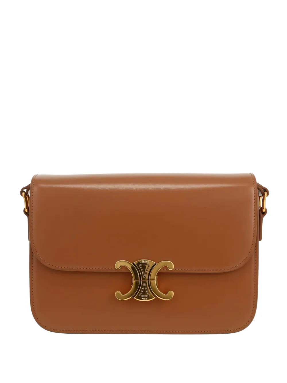 Celine Pre-Owned 2020s Triomphe shoulder bag - Marrone