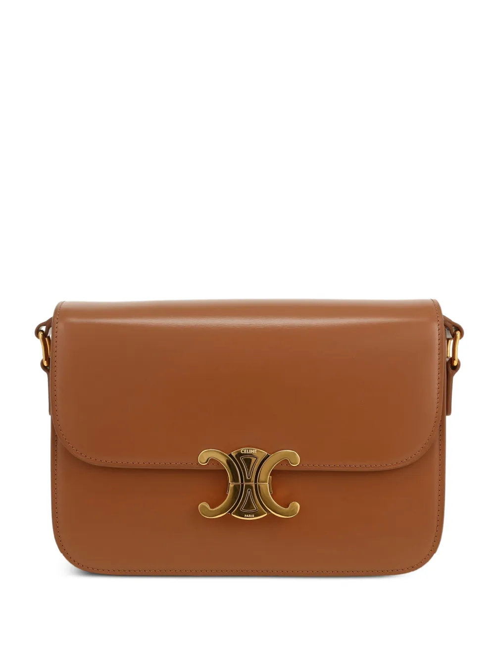 Celine Pre-Owned 2020s Triomphe shoulder bag - Brown