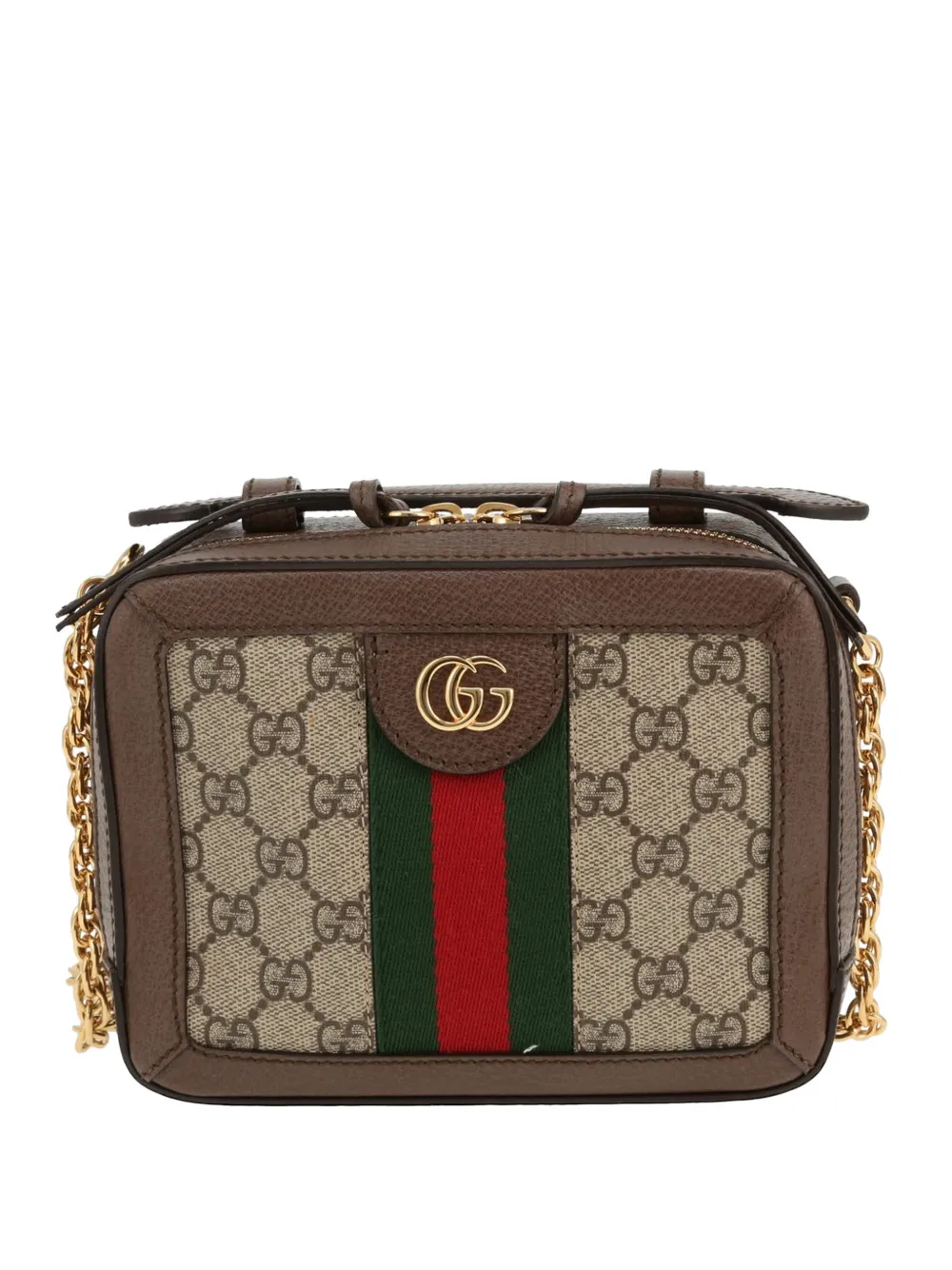 Gucci Pre-Owned 2020s Ophidia GG Supreme shoulder bag - Toni neutri