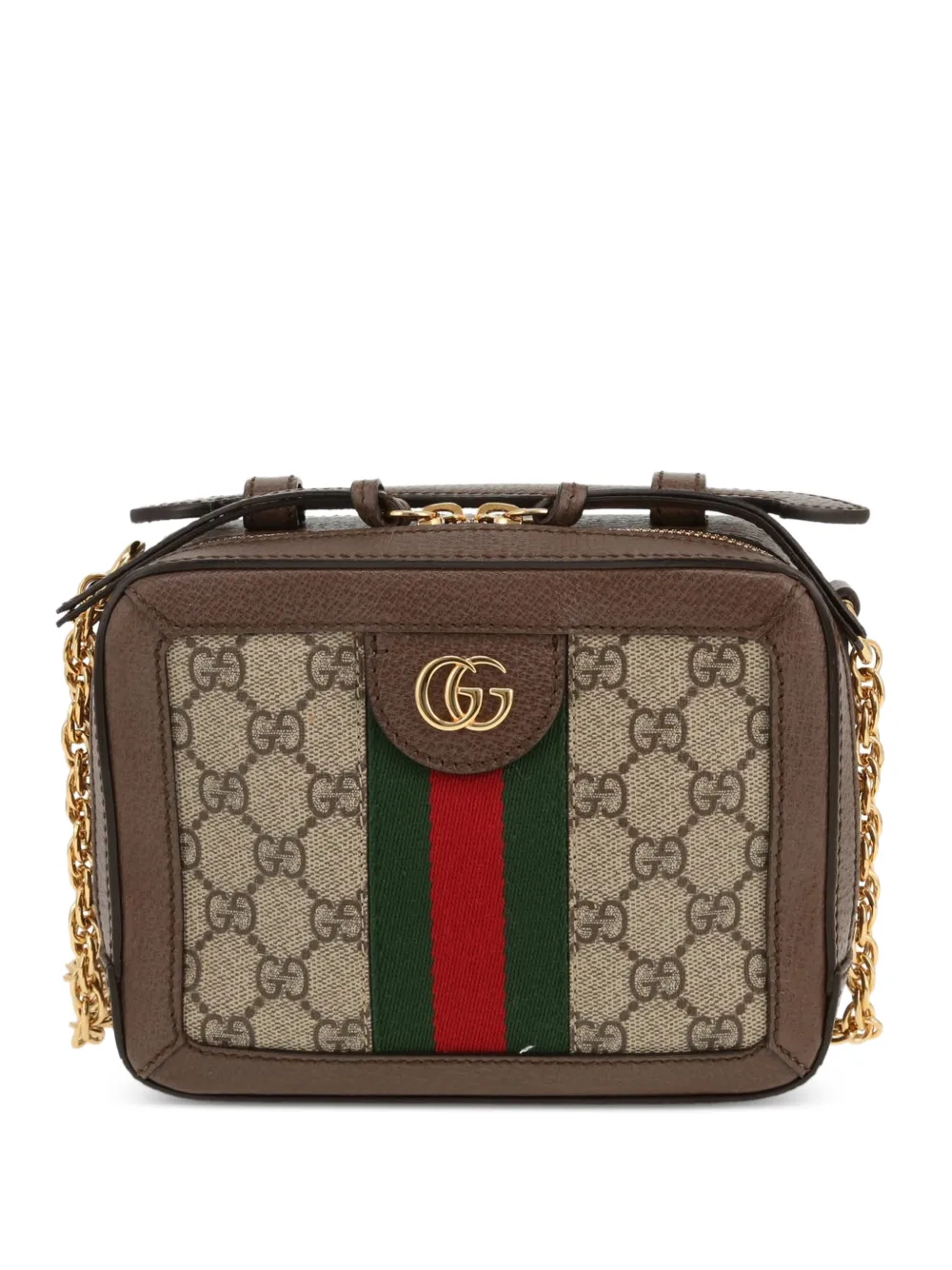 Gucci Pre-Owned 2020s Ophidia GG Supreme shoulder bag - Toni neutri