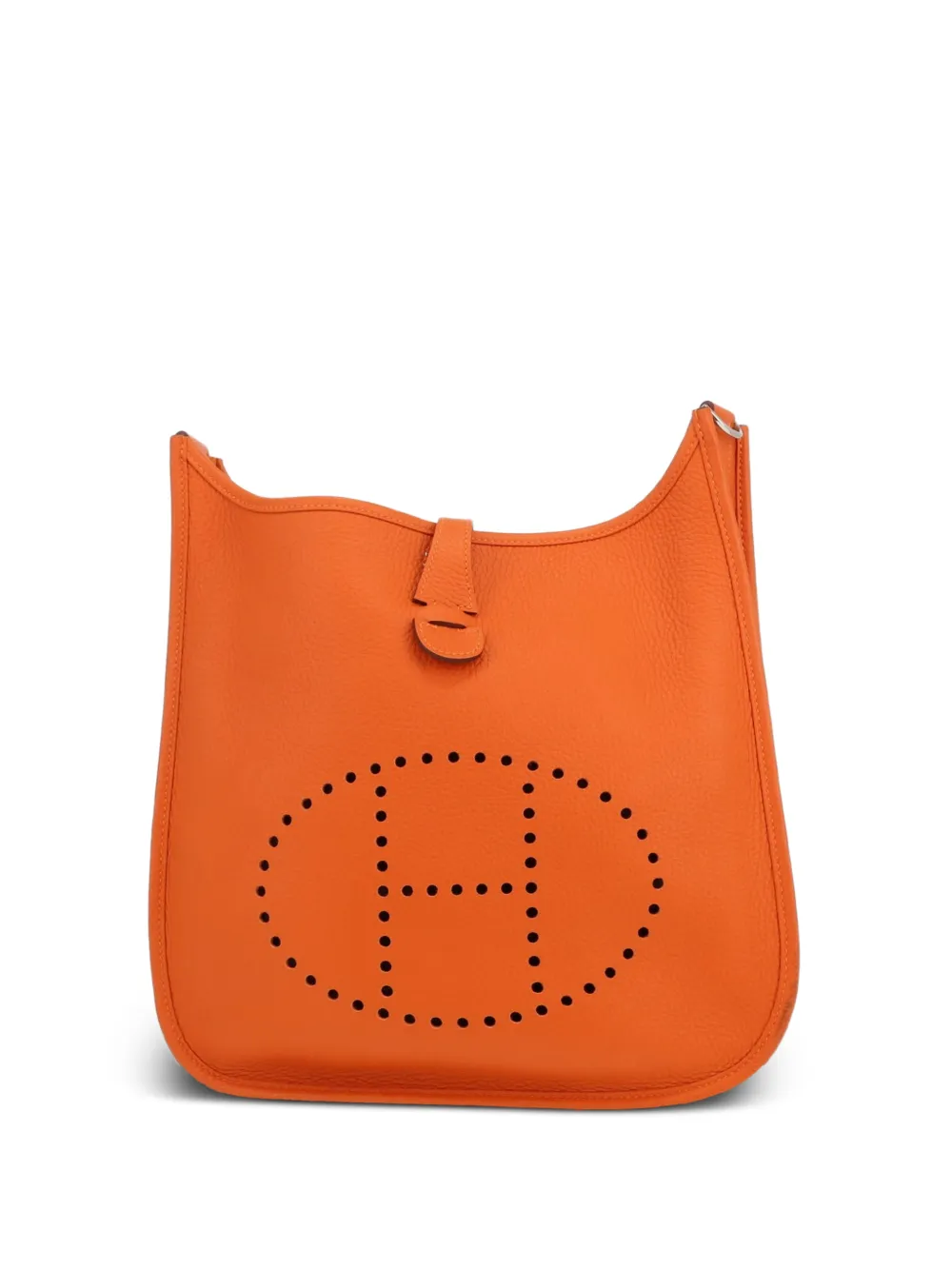 Hermès Pre-Owned 2023 Evelyne III Togo leather shoulder bag - Orange