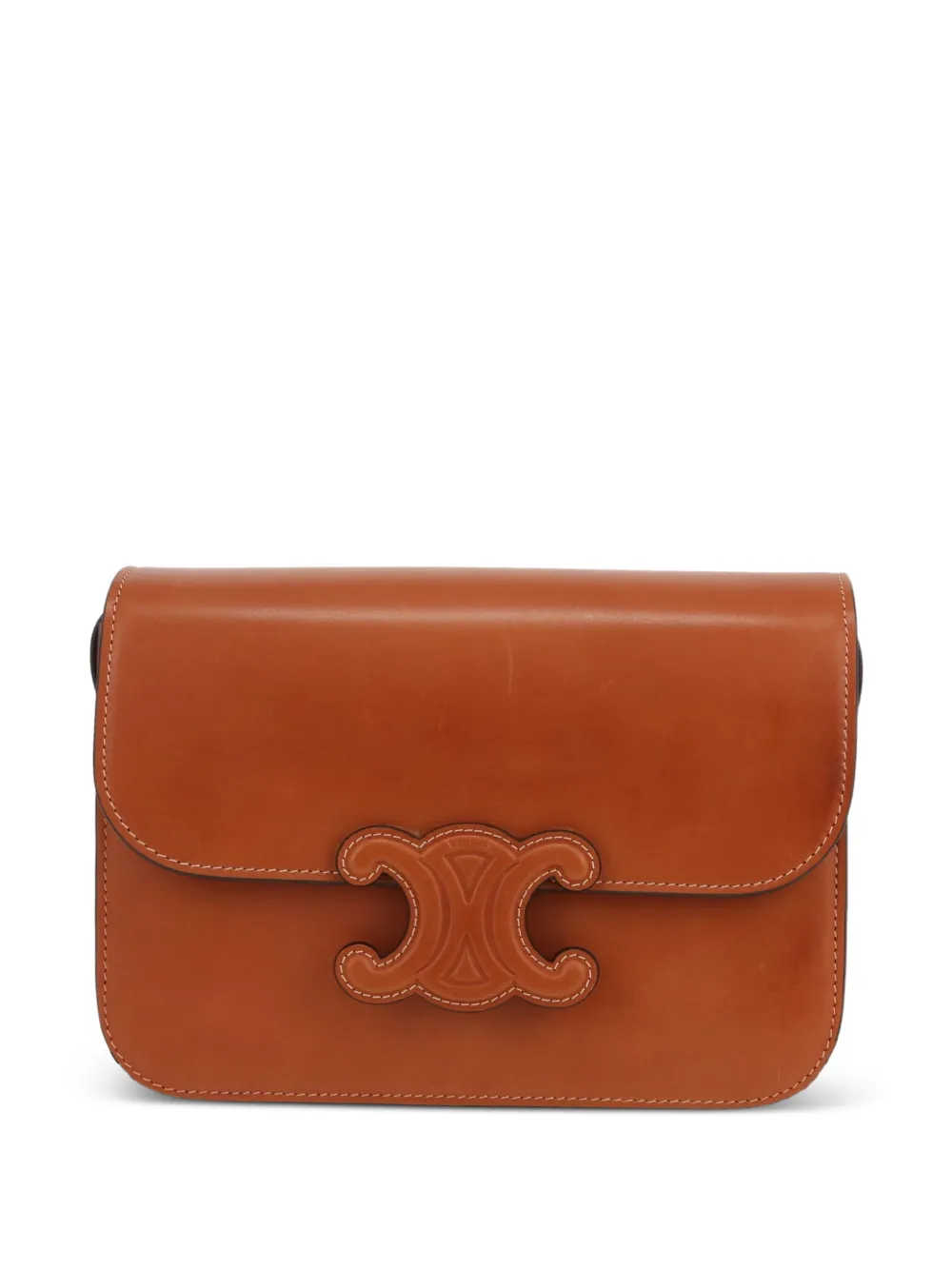 Celine Pre-Owned 2020s Triomphe shoulder bag - Brown