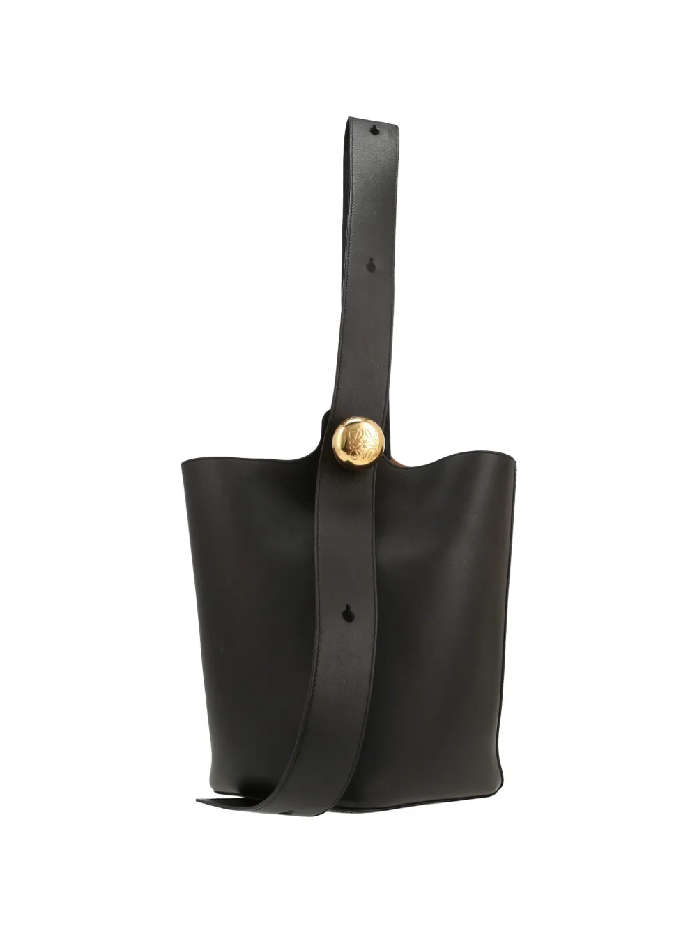 Loewe Pre-Owned 2020s Pebble shopping bag - Nero