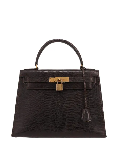 Hermès Pre-Owned 1988 Kelly 28 lizard handbag