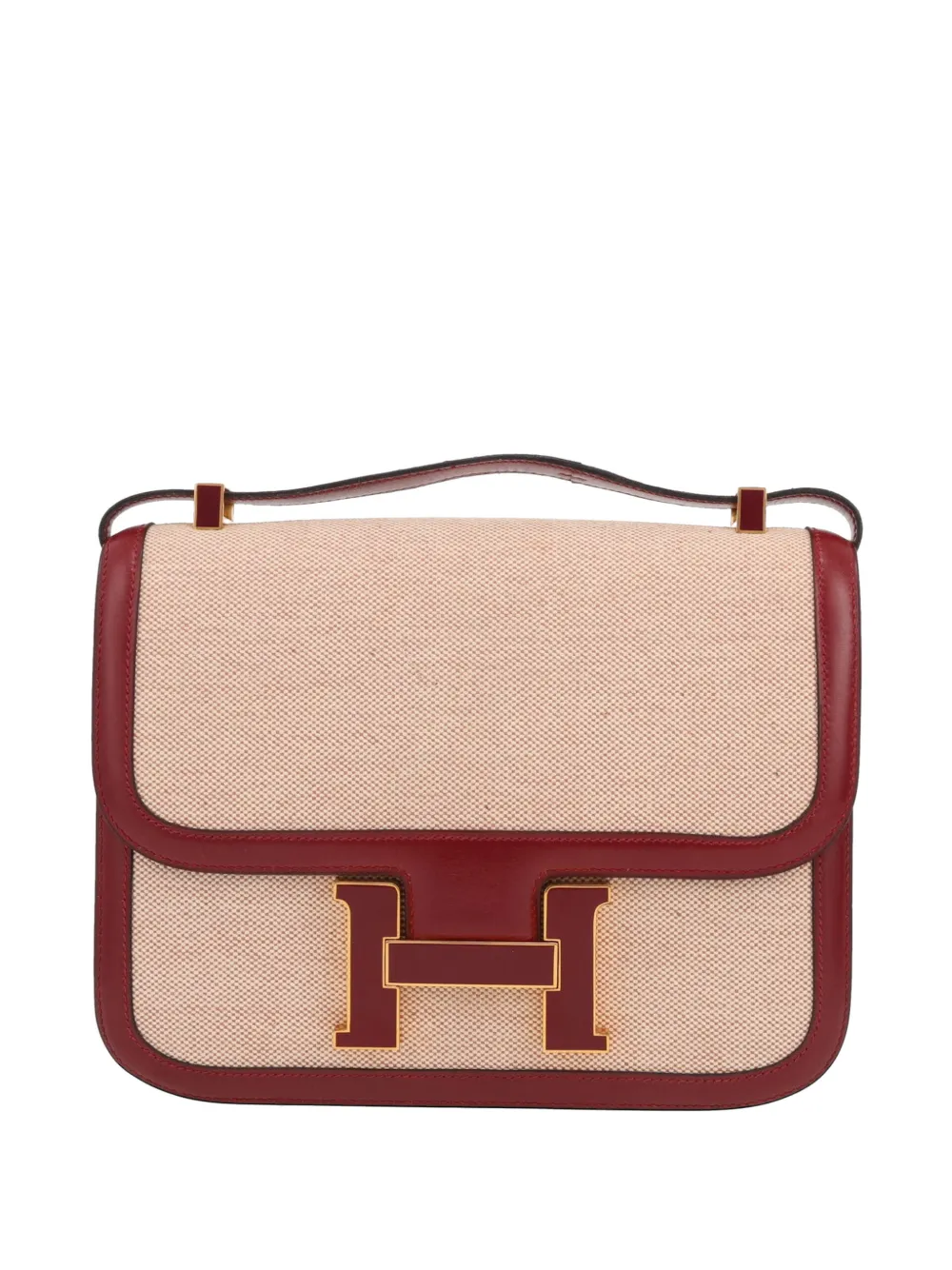 Hermès Pre-Owned 1978 Constance canvas handbag - Toni neutri