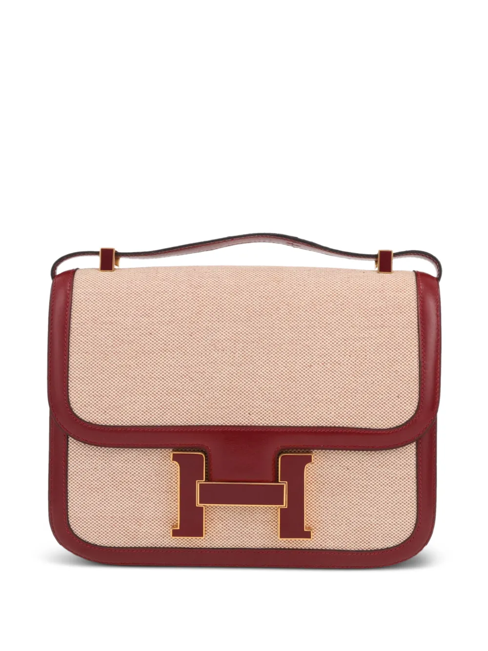 Hermès Pre-Owned 1978 Constance canvas handbag - Toni neutri