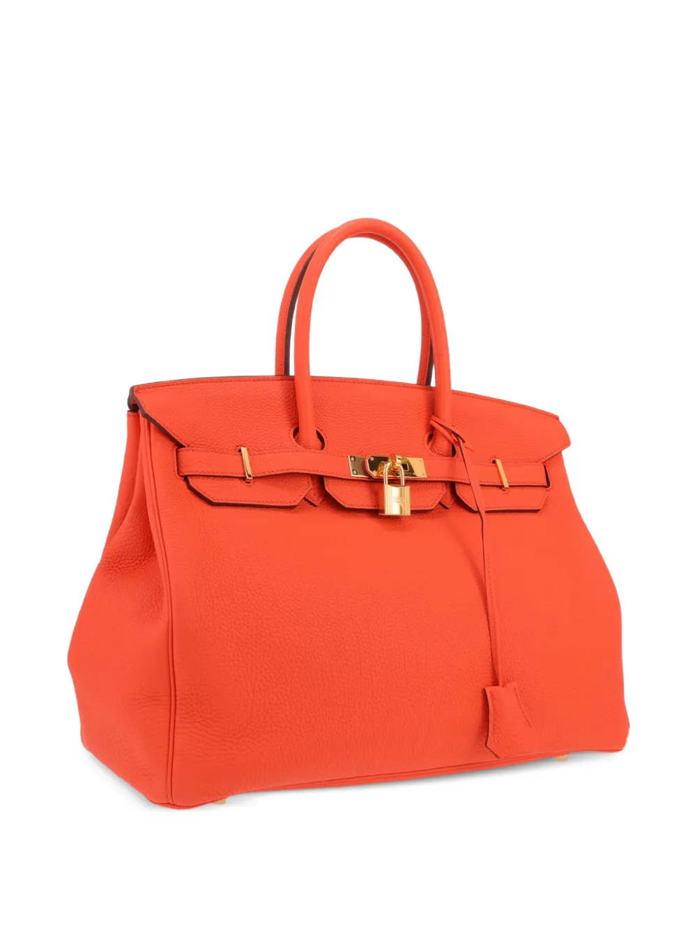 Hermès Pre-owned 2016 Birkin 35 Handbag in Orange, view 3