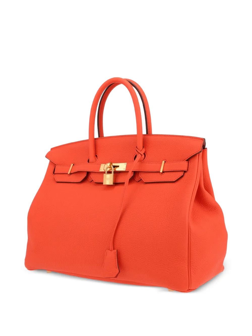 Hermès Pre-owned 2016 Birkin 35 Handbag in Orange, view 4