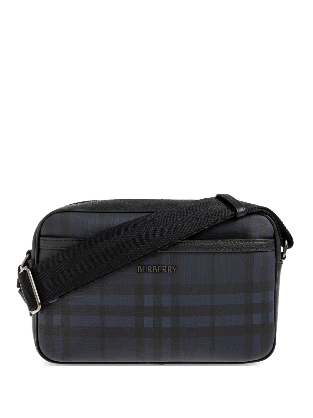 Burberry City Check messenger bag - Blu